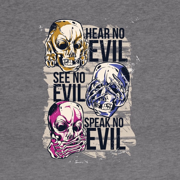 hear, see, speak no evil by LR_Collections